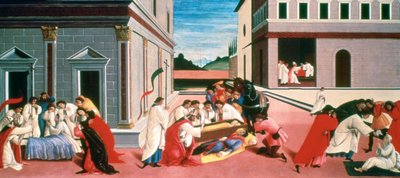 聖ゼノビウスの3つの奇跡、1500年〜1505年 作： Sandro Botticelli