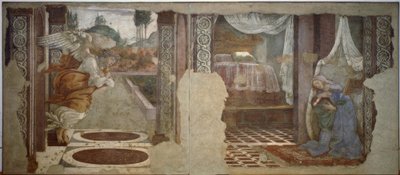 S.Martinoによる受胎告知 作： Sandro Botticelli