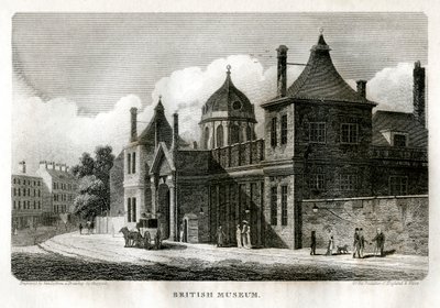 大英博物館、ロンドン、c1810。 作： Sands