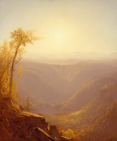 山の峡谷 Kaaterskill Clove、1862 年。 作： Sanford Robinson Gifford