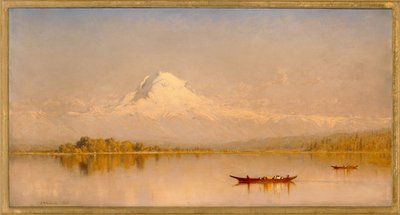 レーニア山、タコマ湾 - ピュージェット
サウンド 作： Sanford Robinson Gifford