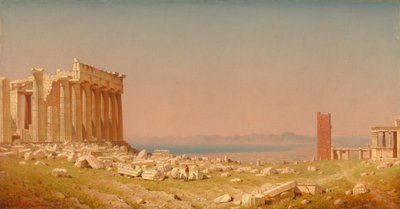 パルテノン神殿の遺跡 作： Sanford Robinson Gifford