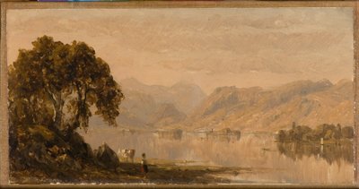 ライダルウォーター、スケッチ 1855年 （油彩・キャンバス） 作： Sanford Robinson Gifford