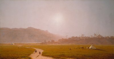 シウト、エジプト 作： Sanford Robinson Gifford