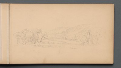 スケッチブック、06ページ：Gorham Maine、1859年。 作： Sanford Robinson Gifford