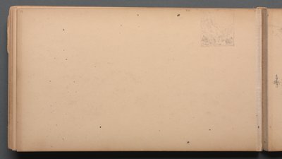 Sketchbook、page 17：Dixville Notch、Maine、1859。 作： Sanford Robinson Gifford