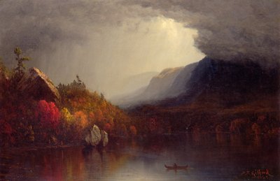 ジョージ湖の嵐の研究 作： Sanford Robinson Gifford