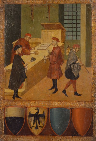 市の職員への支払い 作： Sano di also Ansano di Pietro di Mencio Pietro