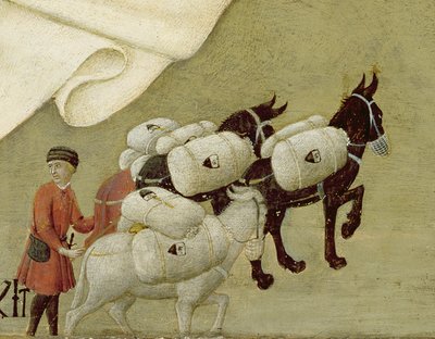 教皇カリクストゥス3世への聖母の出現（1378-1458）1455-58（パネルに油彩）（169574の詳細） 作： Sano di also Ansano di Pietro di Mencio Pietro
