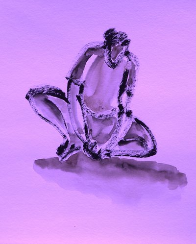 ひざまずいての黙想 作： Santhosh ch