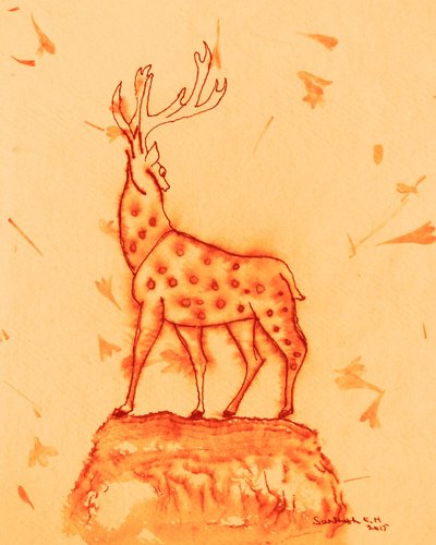  作： 