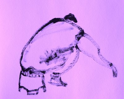 しゃがむ人間の姿 作： Santhosh ch