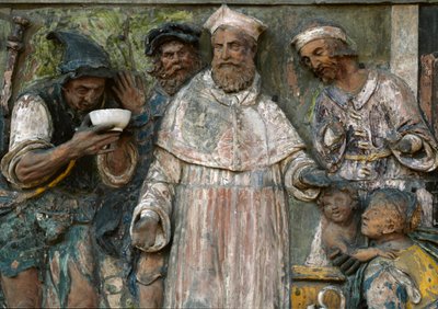 慈悲の七つのわざ 喉が渇いた者に飲み物を与えよ 作： Santi Buglioni