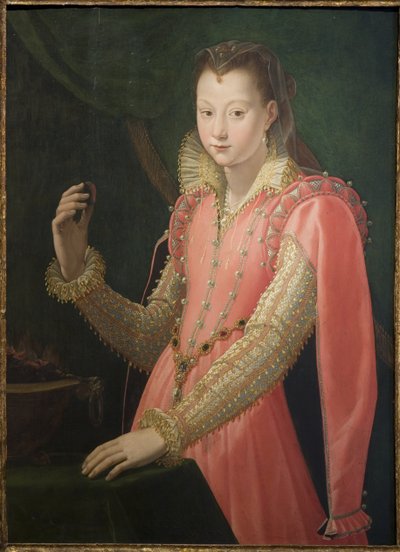 若い女性の肖像 ： Portia Catonis 役 作： Santi di Tito
