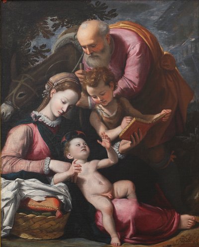 残りのエジプトへの飛行、16世紀。 作： Santi di Tito