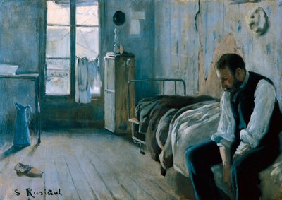 パリの私の部屋 作： Santiago Rusinol i Prats