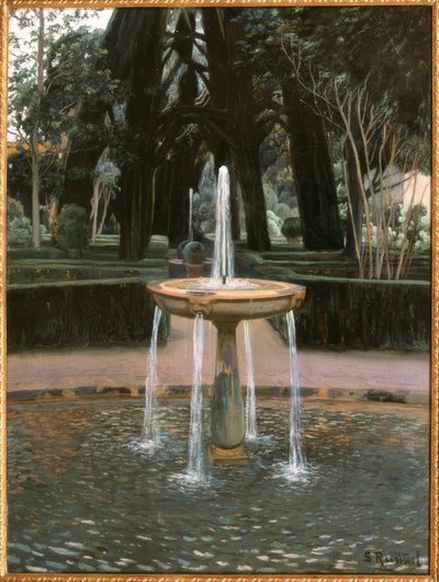 ブロラドール・デル・ゼネラリフェ 作： Santiago Rusiñol