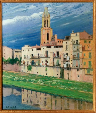 ジローナのオニャー川 作： Santiago Rusiñol