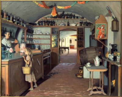 小さな居酒屋 作： Santiago Rusiñol
