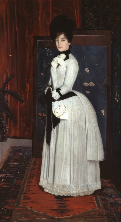 Miss Lluïsa Denís 作： Santiago Rusiñol