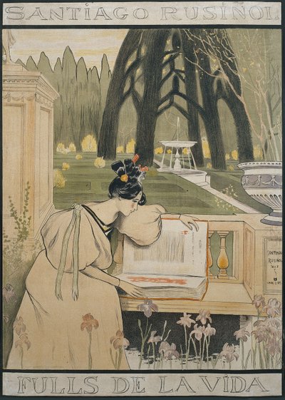 生命の葉ポスター 作： Santiago Rusiñol