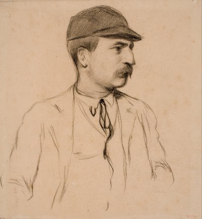 GenísMuntanerの肖像 作： Santiago Rusiñol