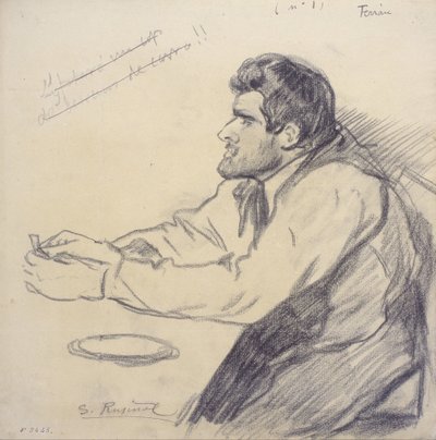 ペレフェランの肖像 作： Santiago Rusiñol