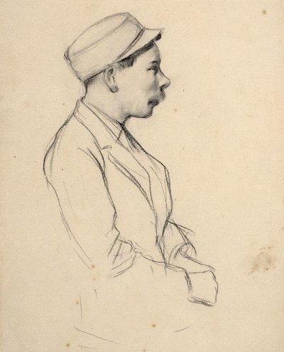 男の肖像 作： Santiago Rusiñol