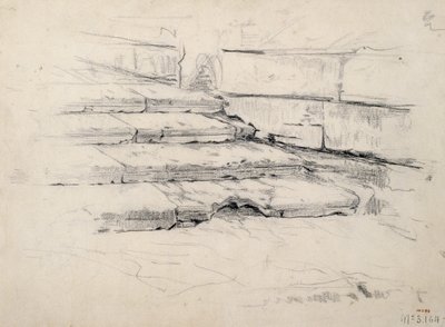 ステップの研究 作： Santiago Rusiñol