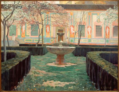 放置された庭 作： Santiago Rusiñol