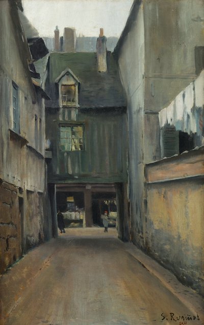 ルーアン通り 作： Santiago Rusinol i Prats