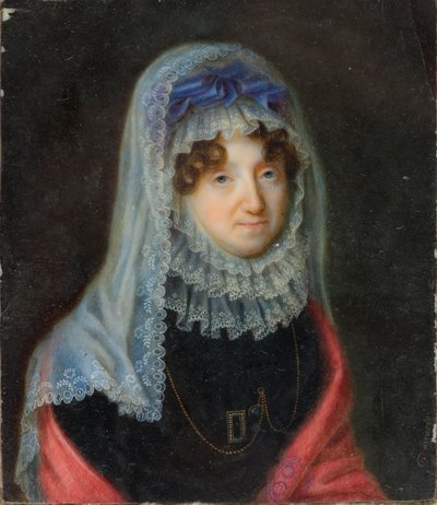 ルーシー・ビングの肖像、ブラッドフォード伯爵夫人（1766-1844）、1806-44年頃（キャンバスに油彩） 作： Santo Panario