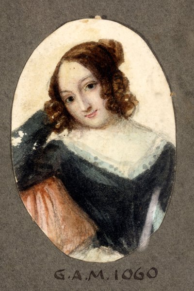 スパイの笑顔を持つ少女 サント パナリオ (1786-1871) による絵画 19 世紀 Genes, Galleria d