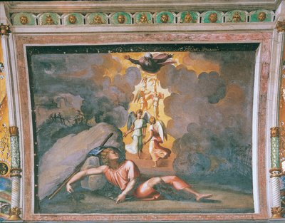 ヤコブの夢 作： Sanzio of Urbino (workshop) Raphael