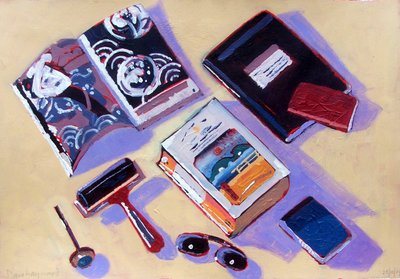 ローラーとサングラス 作： Sara Hayward