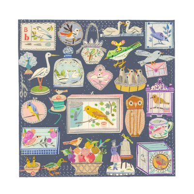 B Is For Bird, 2022（切り絵のコラージュ） 作： Sarah Battle