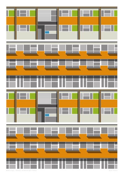 パーリーズ・エステート、2016年（グラフィック・ジクレー・プリント） 作： Sarah Evans