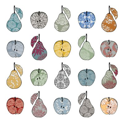 Apples and Pears、2012（デジタル） 作： Sarah Hough