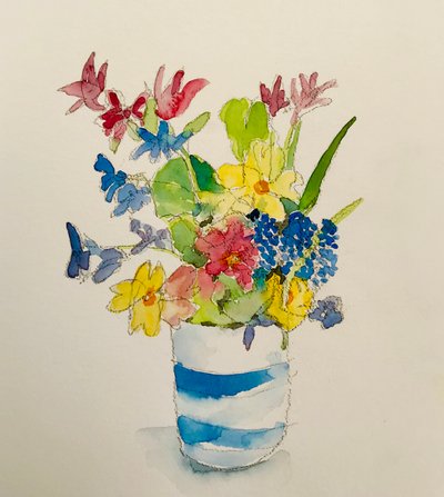 2020年春の花2 作： Sarah Thompson Engels