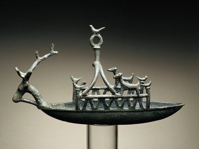 船（ブロンズ 作： Sardinia Nuragic Civilization