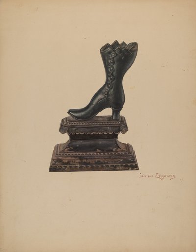 ドアストップ、c。 1939年。 作： Sarkis Erganian