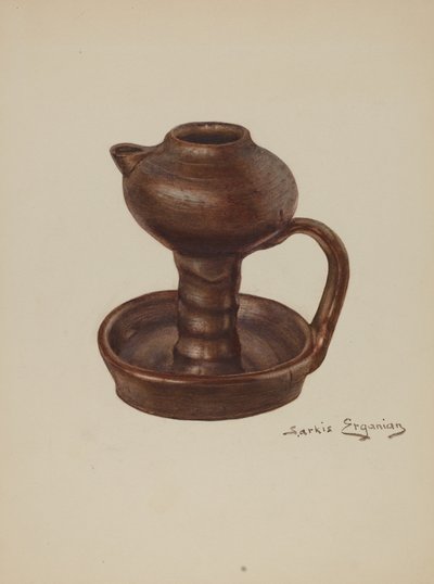 グリースランプ、c。 1939年。 作： Sarkis Erganian