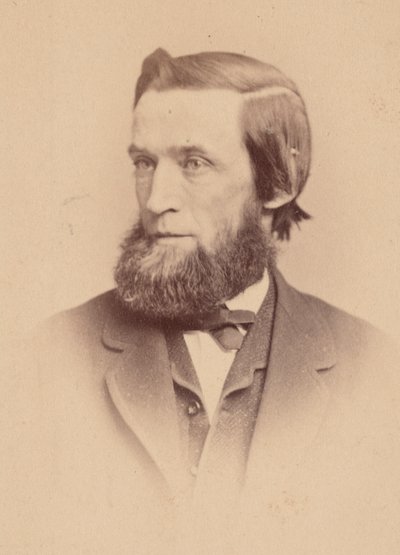 ヒューバート アンソン ニュートンの肖像 1830 ～ 1896 年、1870 ～ 1877 年。 作： Sarony and Co