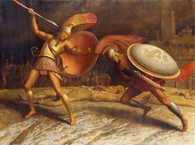ヘクターとアキレス、1923-26 作： Sascha Schneider