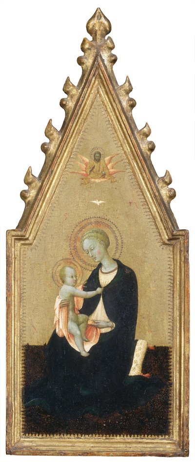 謙遜のマドンナ、c。 14351440。 作： Sassetta