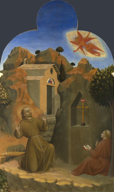 ボルゴデルサントセポルクロ祭壇画、1437-1444からの聖フランシスコの非難 作： Sassetta