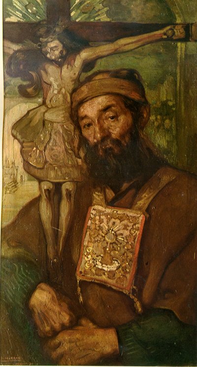 サトゥルニーノ・ヘラン著「サンミゲルの兄弟団 作： Saturnino Herrán