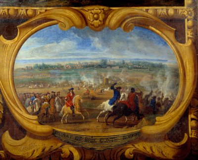 ブルボン公ルイ2世の行動 グラン・コンドとして知られるコンド（ブルボン・コンド）（1621-1686） ブリーの戦い ロベール伯爵の詳細 救世主ル・コント（ルコント、ルコント、ルコント）（1659-1694）の絵画 17世紀 シャンティイ、コンド美術館 作： Sauveur Le Conte