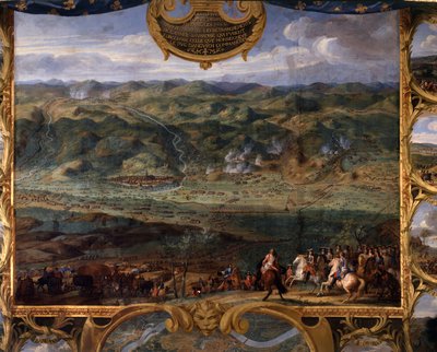 グランド・コンドとして知られるブルボン・コンド（Bourbon-Conde）公爵ルイ2世の行動（1621-1686年）。三十年戦争中のフリブールの戦い（1644年）-救世主ザ・テイル（ルコント伯爵）（1659-1694年）の絵画 作： Sauveur Le Conte