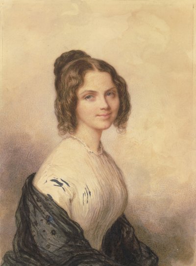 アン・シャーロット・リンチ後でヴィンチェンツォ・ボッタ夫人1847年。 作： Savinien Edme Dubourjal